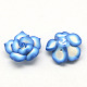 Handmade Polymer Clay 3D Flower Lotus Beads X-CLAY-Q203-25mm-M-2