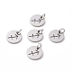 304 Stainless Steel Charms STAS-Q201-T445-9S-3