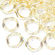 透明樹脂指輪  ABカラーメッキ  シャンパンイエロー  usサイズ6 3/4(17.1mm) RJEW-T013-001-E01-2