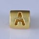 Perlas de letras de aleación PALLOY-WH0081-55A-3