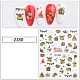 Рождественские тематические наклейки для ногтей MRMJ-N033-2280-1