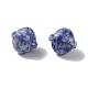 Perles de jaspe tache bleue naturelle G-E579-05K-3