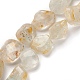 Fili di perle di topazio bianco naturale G-C027-01-2