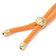 Изготовление браслетов из хлопка KK-F758-03-03-G-3
