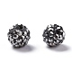 Pave Disco Ball Beads RB-A140-8mm-5-1