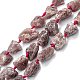 Brins bruts de perles de quartz fraises naturelles brutes G-G697-E10-1