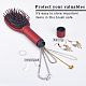 GORGECRAFT Diversion Safe Hair Brush Safe Container Real Hair Brush Comb to Store Money Cash Jewelry Mini Keys Valuables for Travel Or at Home Security AJEW-WH0314-162-6