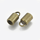 Tibetan Style Alloy Cord Ends TIBE-R315-02AB-FF-2