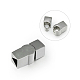 Rectangle Alloy Magnetic Clasps PALLOY-I105-NF-2
