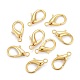 Zinc Alloy Lobster Claw Clasps X-E107-G-2