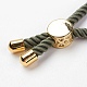 Nylon Twisted Cord Bracelet Making MAK-K007-03G-3