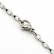 Box Chain Necklace for Men X-NJEW-F027-17-2mm-3