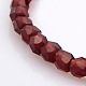 Faceted Drum Glass Beads Strands GLAA-A032-3mm-01-1
