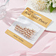 Beebeecraft 1 Box 40Pcs Round Spacer Beads 18K Gold Plated 8mm Smooth Loose Ball Beads for Jewellery Making Charms Findings DIY Craft KK-BBC0011-43-6