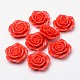 Rose Flower Resin Beads for Kids Bubblegum Necklace X-RESI-R110-03-2