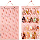 Wall-mounted Non-woven Fabric Claw Hair Clips Storage Bag PW-WG68544-01-1