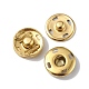Ion Plating(IP) 202 Stainless Steel Snap Buttons BUTT-I017-01C-G-1