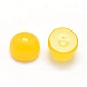 Natural Yellow Agate Cabochons X-G-P393-R17-8MM-2
