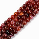 Chapelets de perles en agate naturelle craquelée G-S369-003C-B01-1