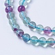 Chapelets de perles en fluorite naturel G-F568-240-2