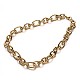 304 Stainless Steel Mother and son Chain Necklaces NJEW-M115-01-2