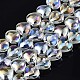 Chapelets de perles en verre électroplaqué X-EGLA-S188-14-B03-2