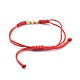 Adjustable Nylon Thread Braided Bead Bracelet BJEW-JB04668-02-3