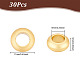 Dicosmetic 30 pz cornice di perline in ottone opaco KK-DC0002-60-2