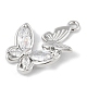 Латунные микропаве прозрачные подвески с фианитом KK-R219-33P-2