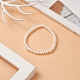 Bracelets extensibles en perles naturelles pour femmes BJEW-JB09137-2