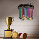 Спортивная тема железная вешалка для медалей настенная стойка для дисплея ODIS-WH0021-674-6