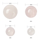8pcs 4 cabochons de quartz rose naturel de style G-FS0001-76-2
