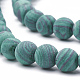 Chapelets de perles en malachite synthétique X-G-T106-198-2