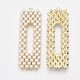 Colgantes grandes de imitacion de perlas de plástico abs PALLOY-T071-072-2