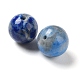 Perles en lapis-lazuli naturel G-K311-02A-6MM-4