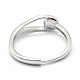Adjustable Sterling Silver Ring Components STER-I016-014P-3