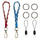 2 pièces boho macramé bracelet porte-clés porte-clés KEYC-SW00004-07-1