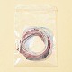 Регулируемый браслет из плетеного шнура из полиэстера AJEW-FS0001-03-6