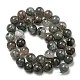 Chapelets de perles en quartz lodolite naturel G-R494-A15-04-2