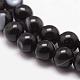 Chapelets de perles en agate rayée naturelle/agate à bandes G-K166-13-6mm-05-3
