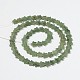 Aventurina verde hebras de perlas estrella G-M201-26-8mm-2