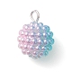 Imitazione di perle pendenti in acrilico PALLOY-JF02483-2