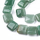 Natürlichen grünen Aventurin Perlen Stränge G-N326-140B-3