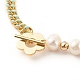 Brass Enamel Curb Chain Necklaces NJEW-JN03482-02-2