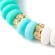 Handgemachte Polymer-Ton-Perlen-Stretch-Armbänder-Sets BJEW-JB06424-02-4