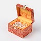 Rectángulo chinoiserie regalo embalaje cajas de joyas de madera OBOX-F002-18B-01-3