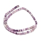 Natürliche Lepidolith / lila Glimmer Steinperlen Stränge&nbsp;G-Z110-A11-2x4mm-3