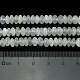 Natürlichen weißen Mondstein Perlen Stränge G-A092-F02-02-4