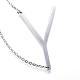 304 Stainless Steel Pendant Necklaces STAS-D162-12Y-3