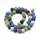 Natural Lava Rock Beads Strands G-S255-8mm-13-2